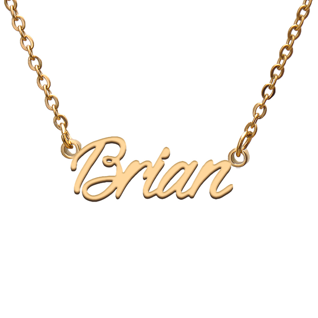 Brian Name Necklace