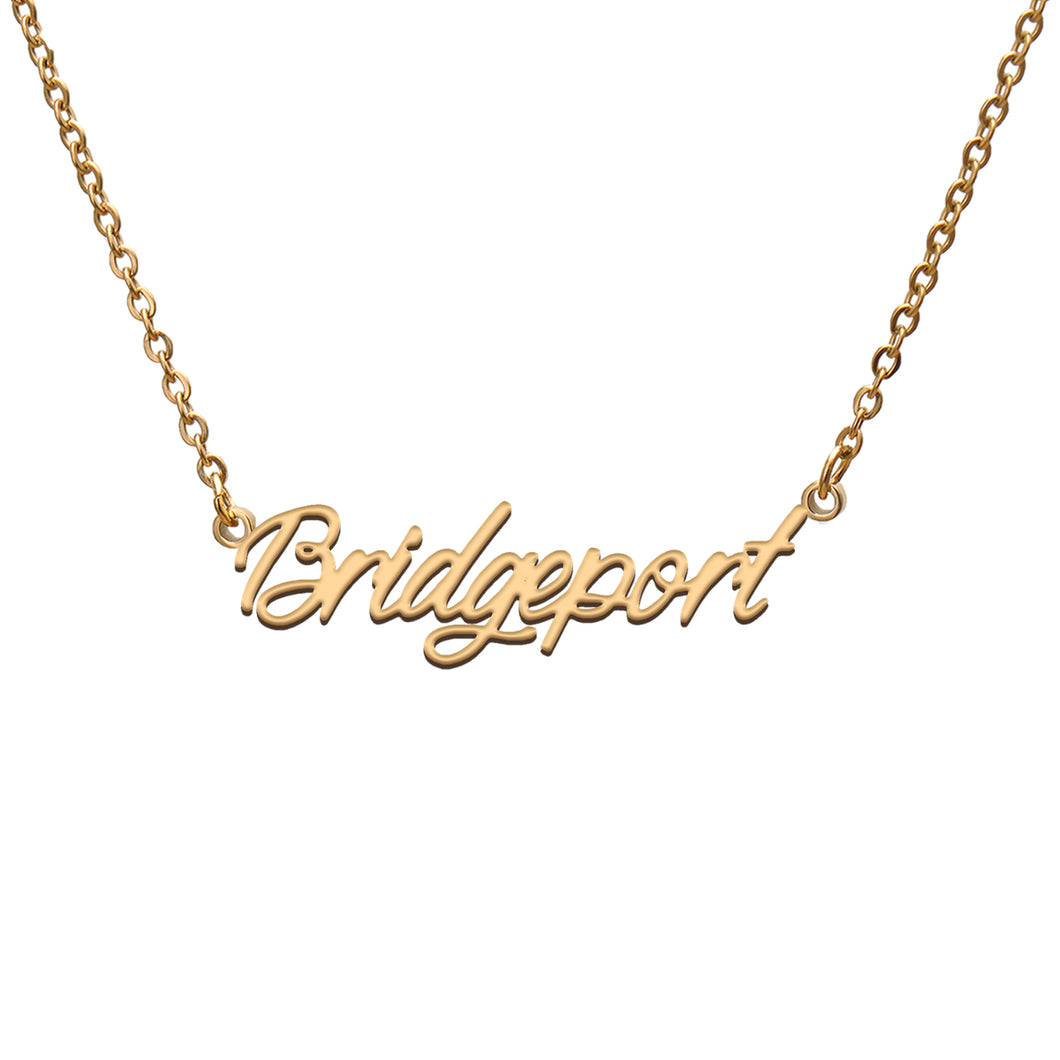 Bridgeport Name Necklace