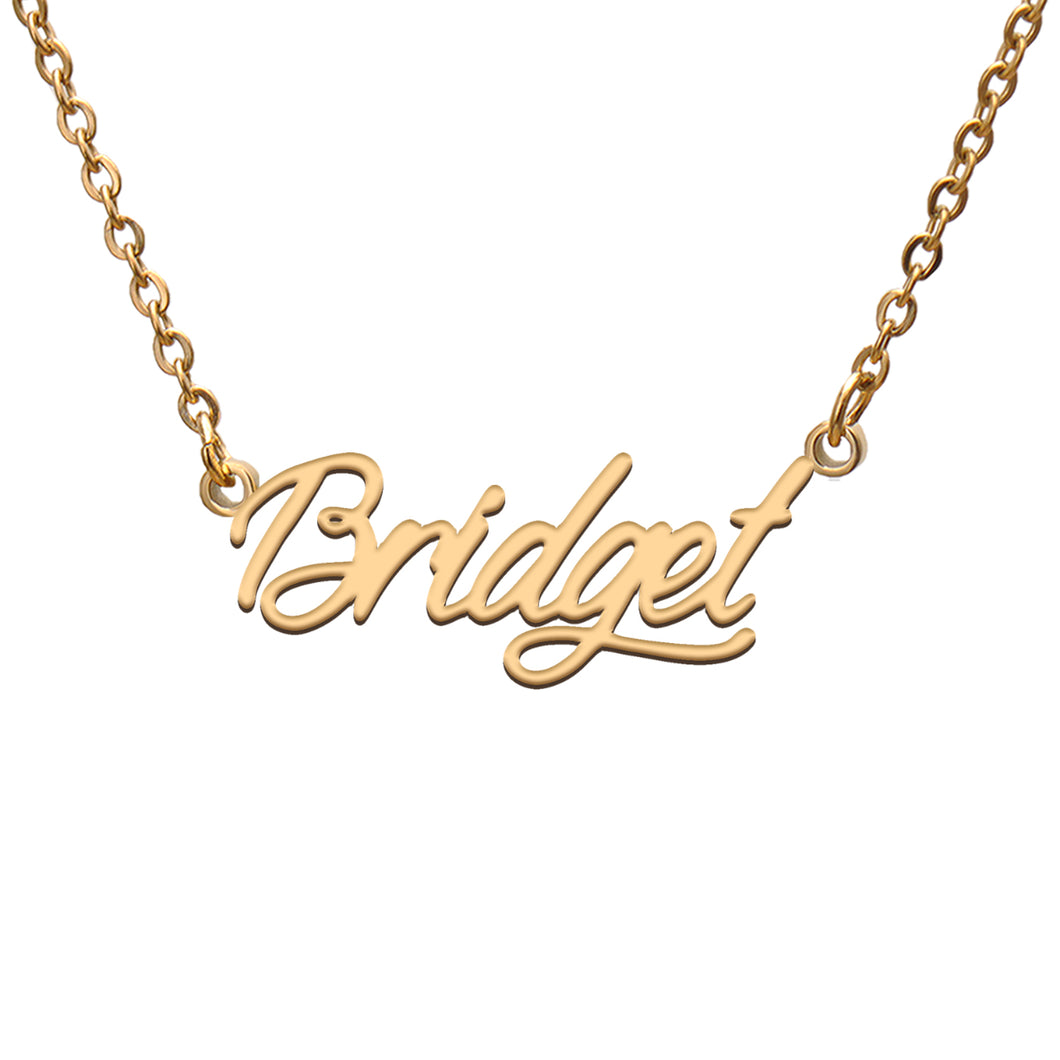 Bridget Name Necklace