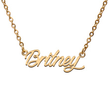 Load image into Gallery viewer, Britney Name Necklace
