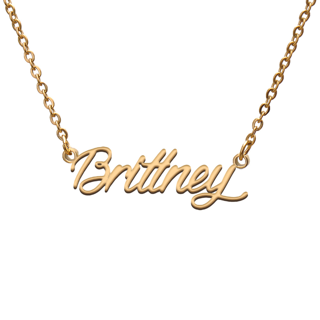 Brittney Name Necklace