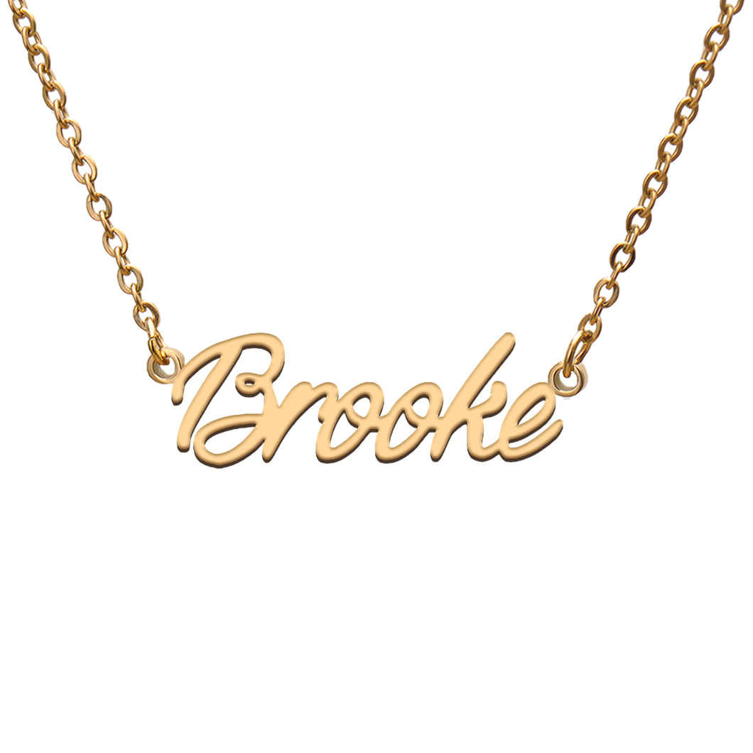 Brooke Name Necklace