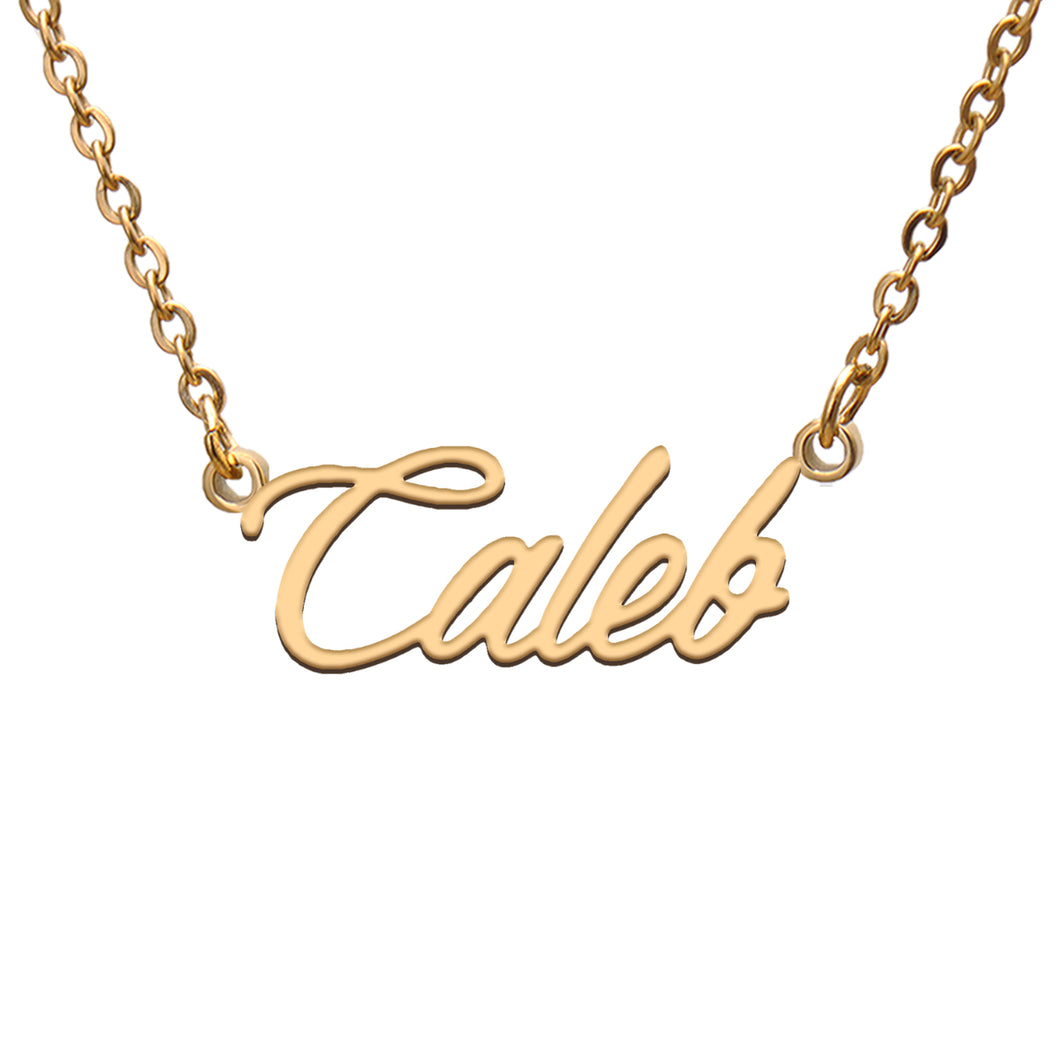 Caleb Name Necklace