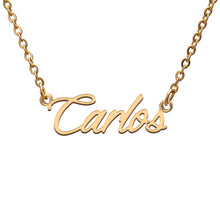 Load image into Gallery viewer, Carlos Name Necklace
