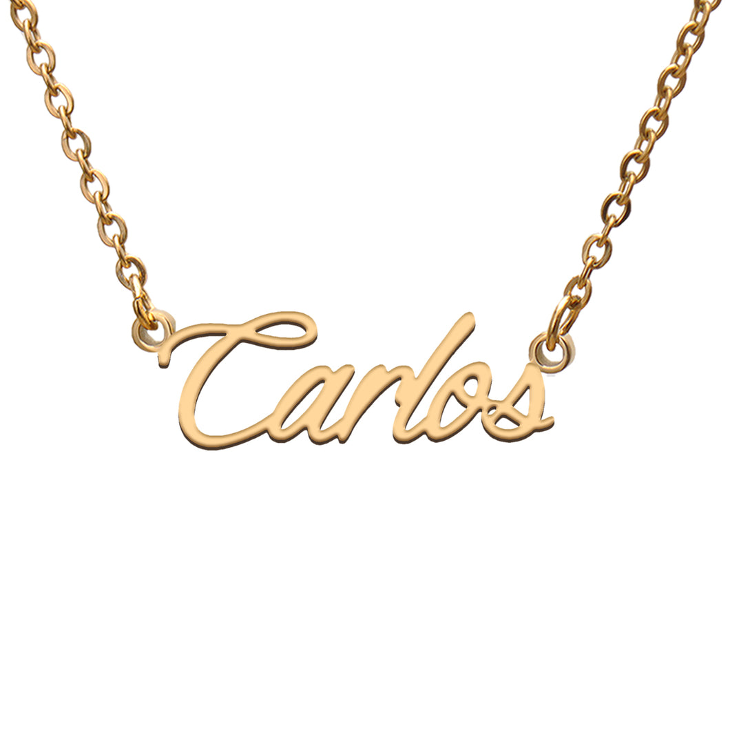 Carlos Name Necklace