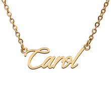 Load image into Gallery viewer, Carol Name Necklace
