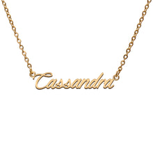 Load image into Gallery viewer, Cassandra Name Necklace
