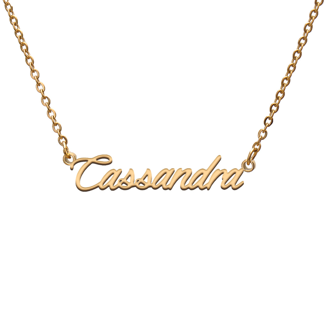 Cassandra Name Necklace