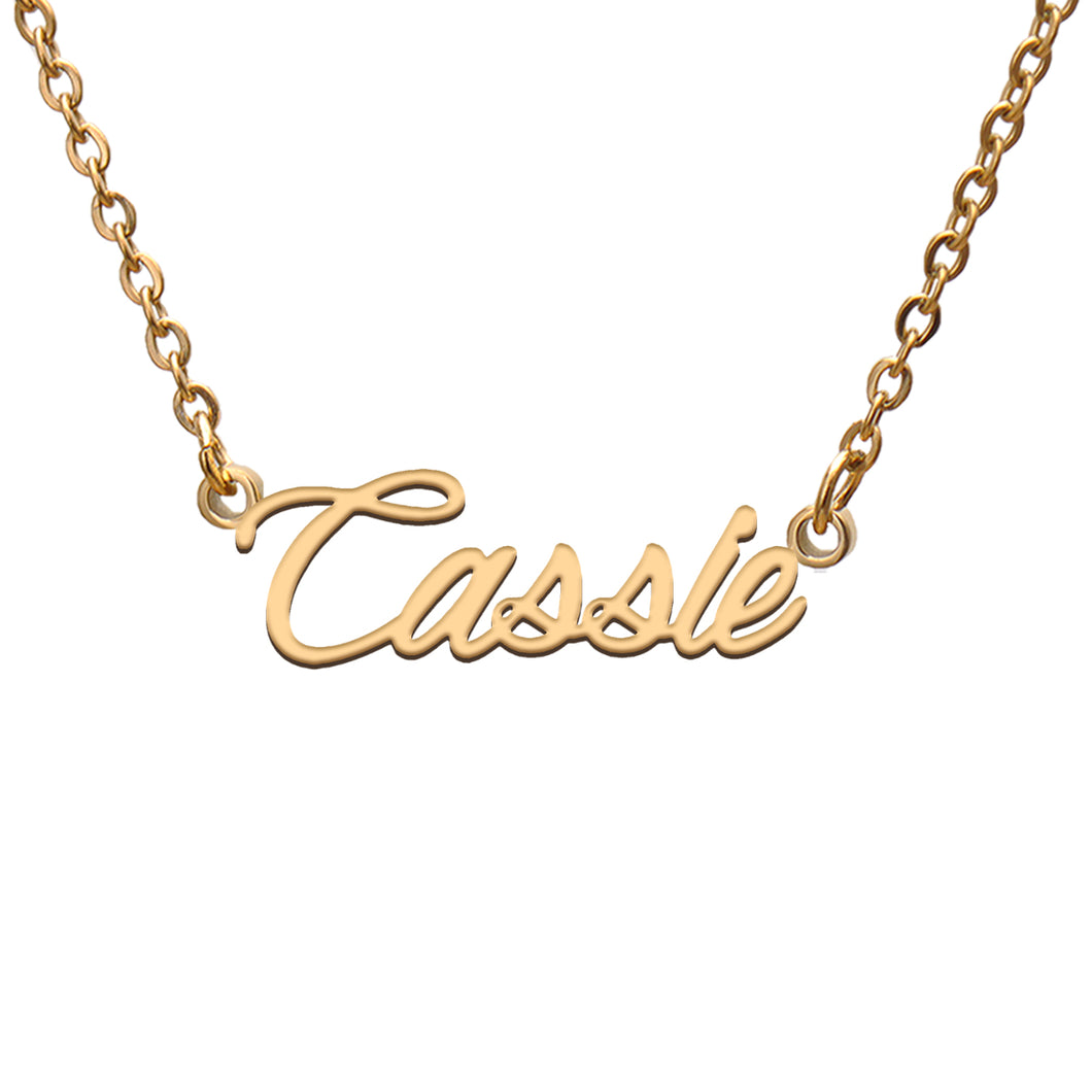 Cassie Name Necklace