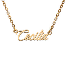 Load image into Gallery viewer, Cecilia Name Necklace
