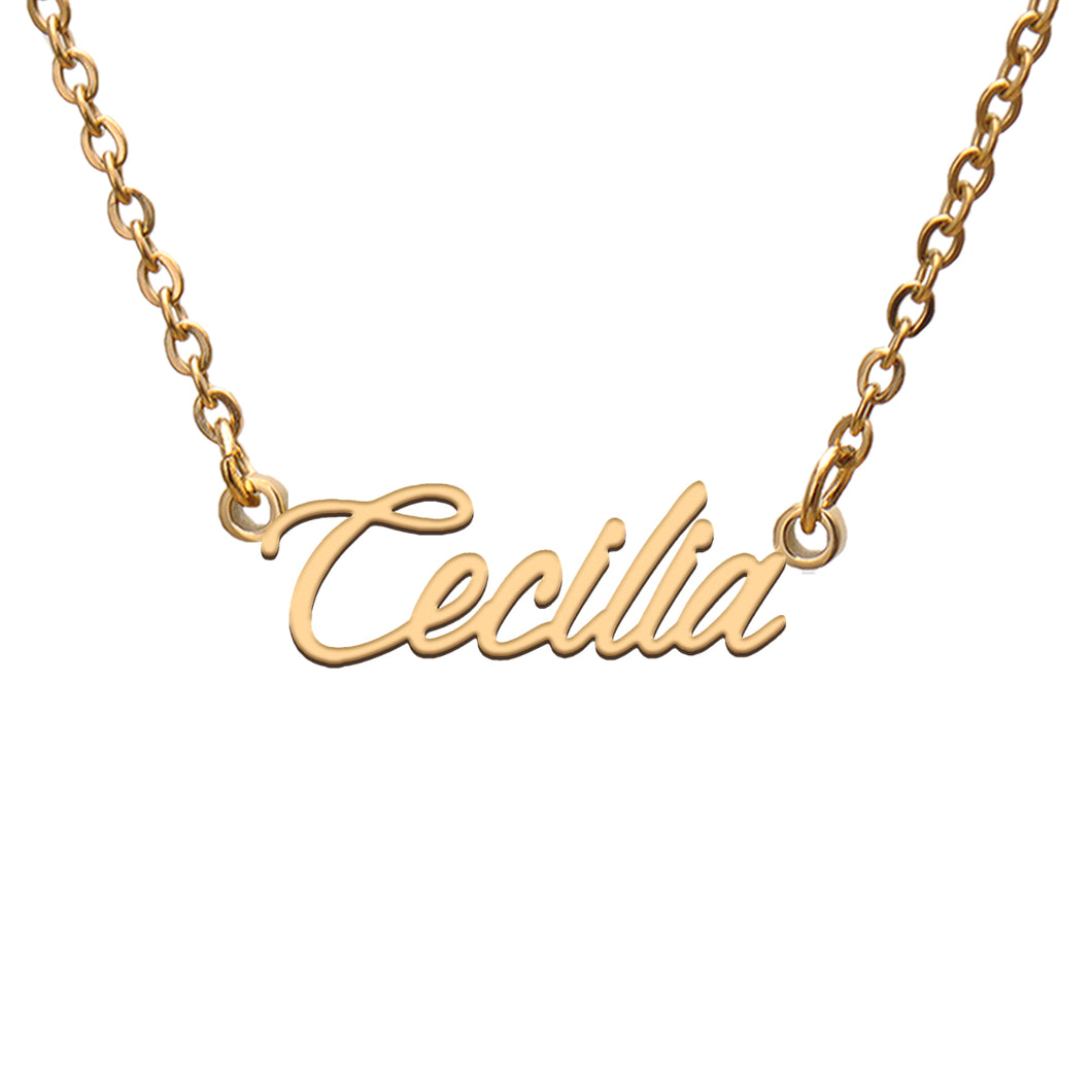 Cecilia Name Necklace