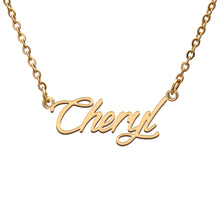 Load image into Gallery viewer, Cheryl Name Necklace
