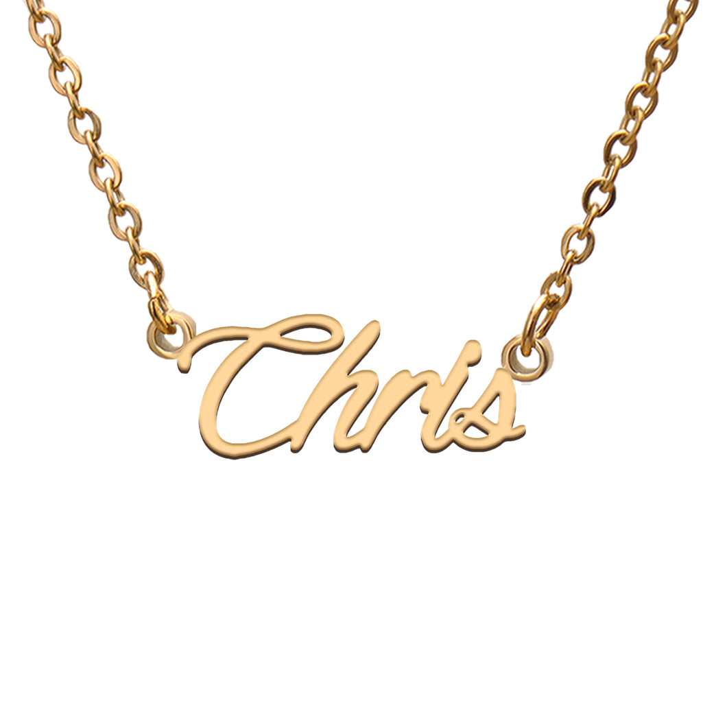 Chris Name Necklace