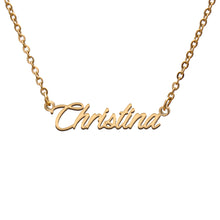 Load image into Gallery viewer, Christina Name Necklace

