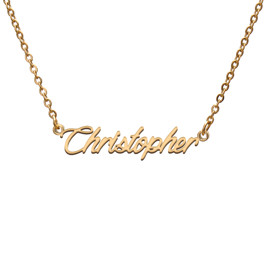Christopher Name Necklace