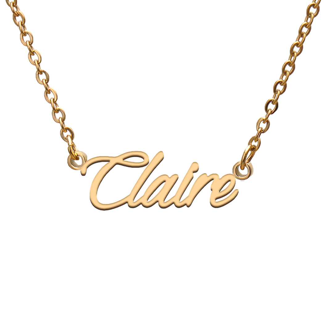 Claire Name Necklace