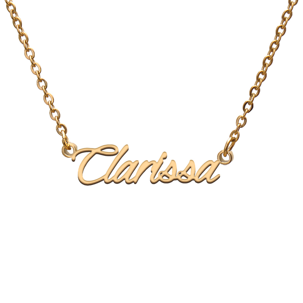 Clarissa Name Necklace