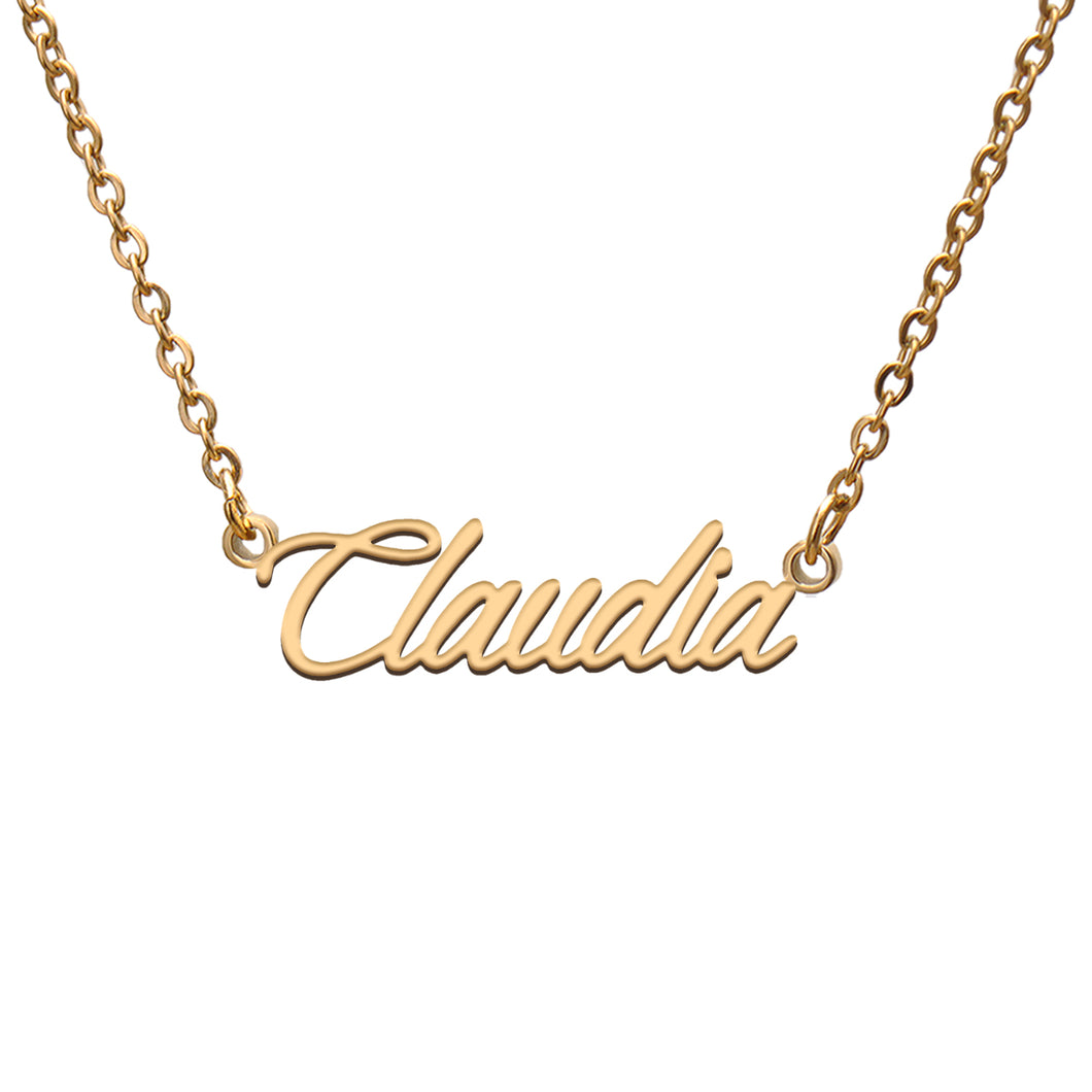 Claudia Name Necklace