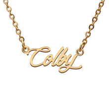 Load image into Gallery viewer, Colby Name Necklace
