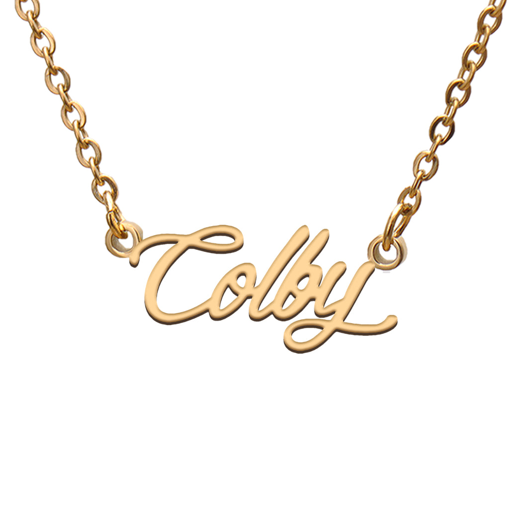 Colby Name Necklace