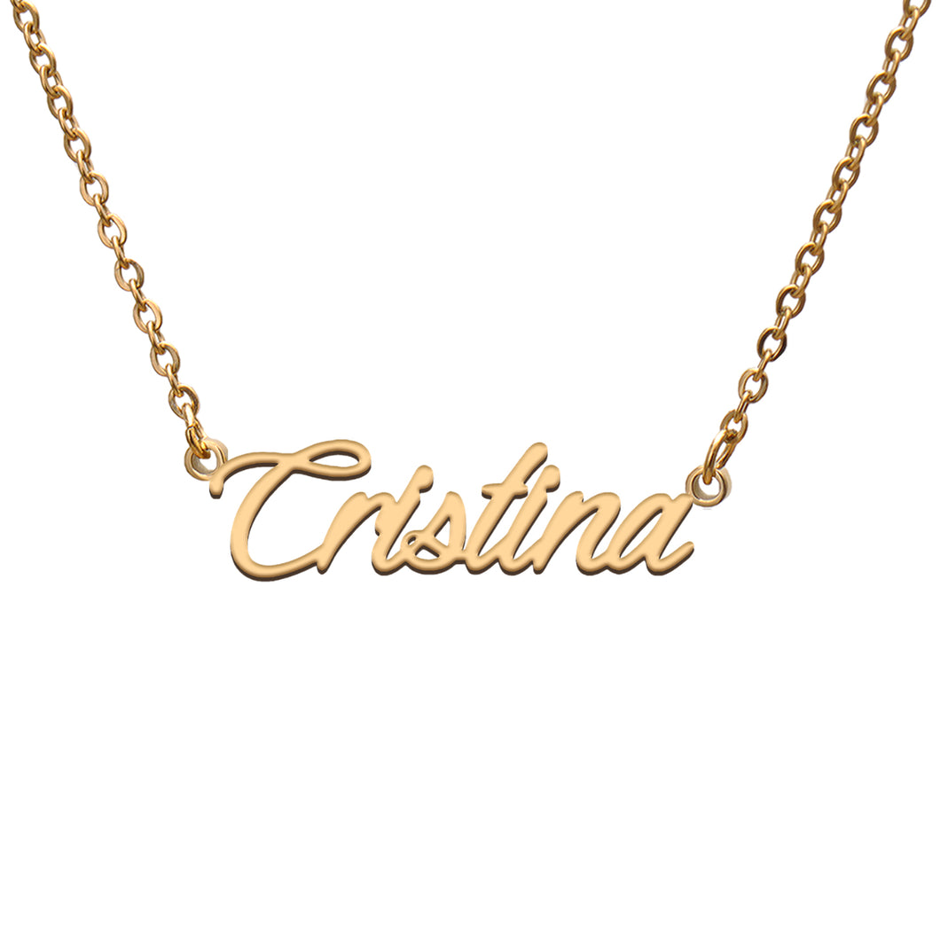 Cristina Name Necklace