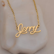 Load image into Gallery viewer, Jerry Name Necklace
