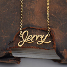 Load image into Gallery viewer, Jerry Name Necklace

