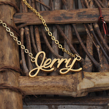 Load image into Gallery viewer, Jerry Name Necklace
