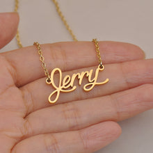 Load image into Gallery viewer, Jerry Name Necklace
