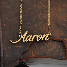 Load image into Gallery viewer, Aaron Name Necklace
