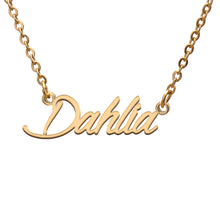 Load image into Gallery viewer, Dahlia Name Necklace
