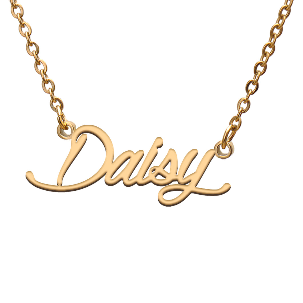 Daisy Name Necklace