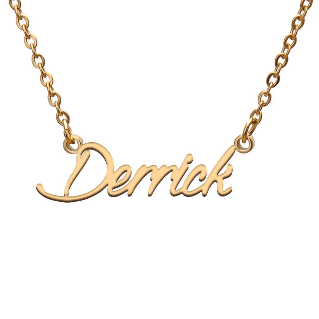Derrick Name Necklace