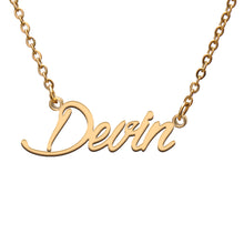 Load image into Gallery viewer, Devin Name Necklace
