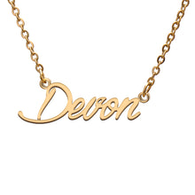Load image into Gallery viewer, Devon Name Necklace
