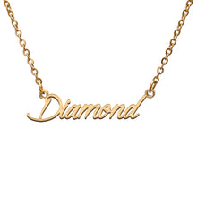 Load image into Gallery viewer, Diamond Name Necklace
