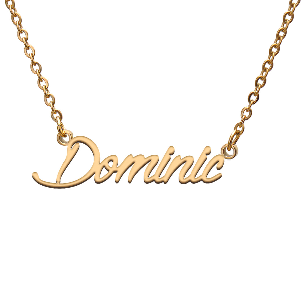 Dominic Name Necklace