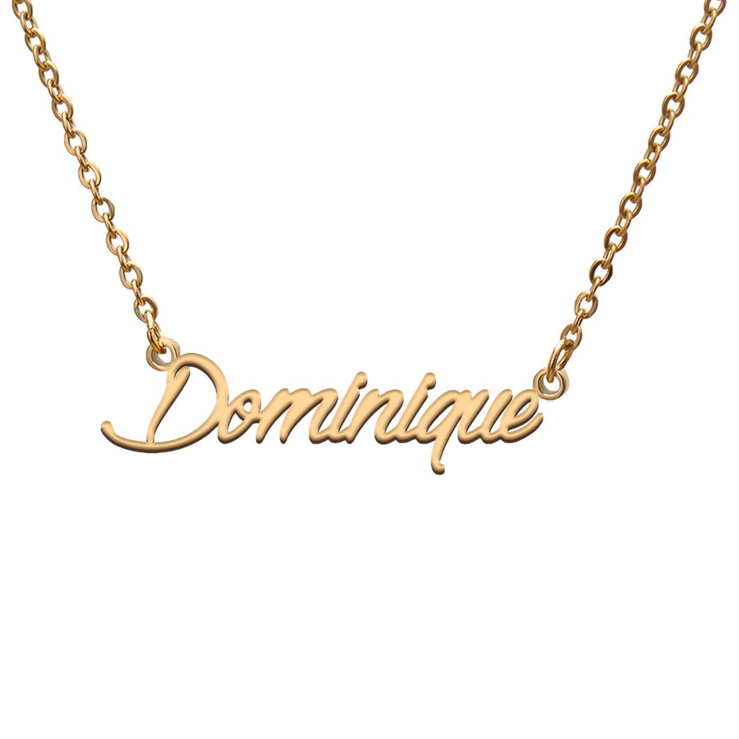 Dominique Name Necklace