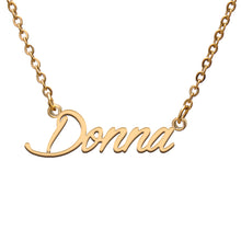 Load image into Gallery viewer, Donna Name Necklace
