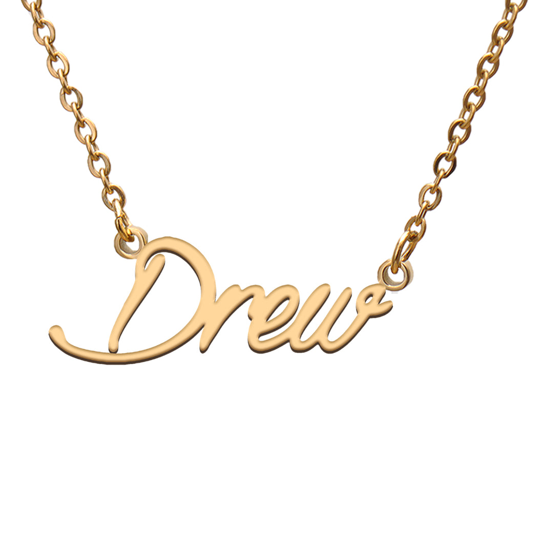 Drew Name Necklace