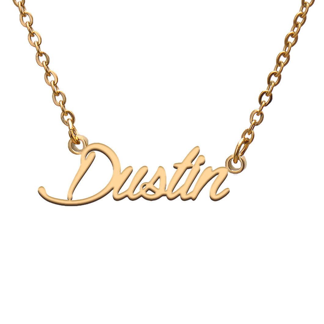 Dustin Name Necklace