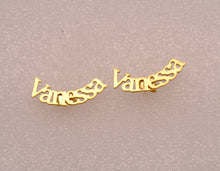Load image into Gallery viewer, AOLOSHOW Stainless Steel  Earring with Names Vanessa
