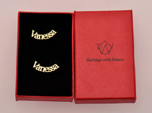 Load image into Gallery viewer, Stainless Steel  Earring with Names Vanessa
