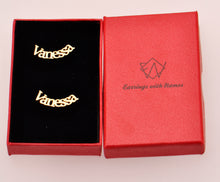 Load image into Gallery viewer, Stainless Steel  Earring with Names Vanessa
