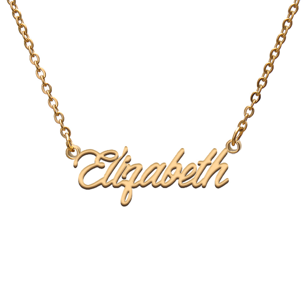 Elizabeth Name Necklace