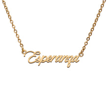 Load image into Gallery viewer, Esperanza Name Necklace

