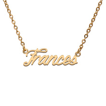 Load image into Gallery viewer, Frances Name Necklace
