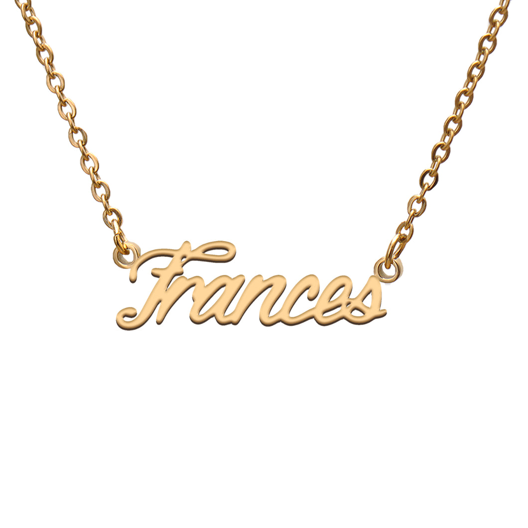 Frances Name Necklace