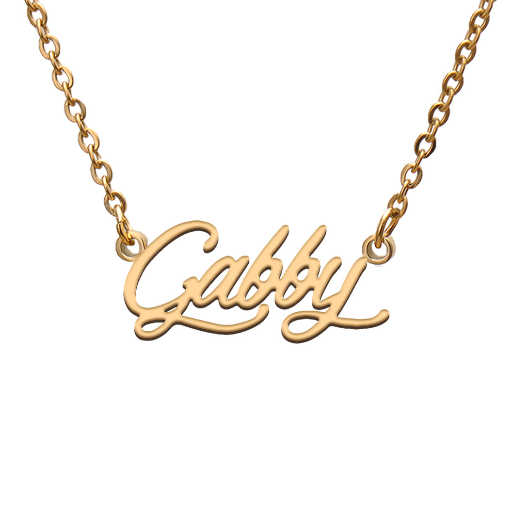Gabby Name Necklace
