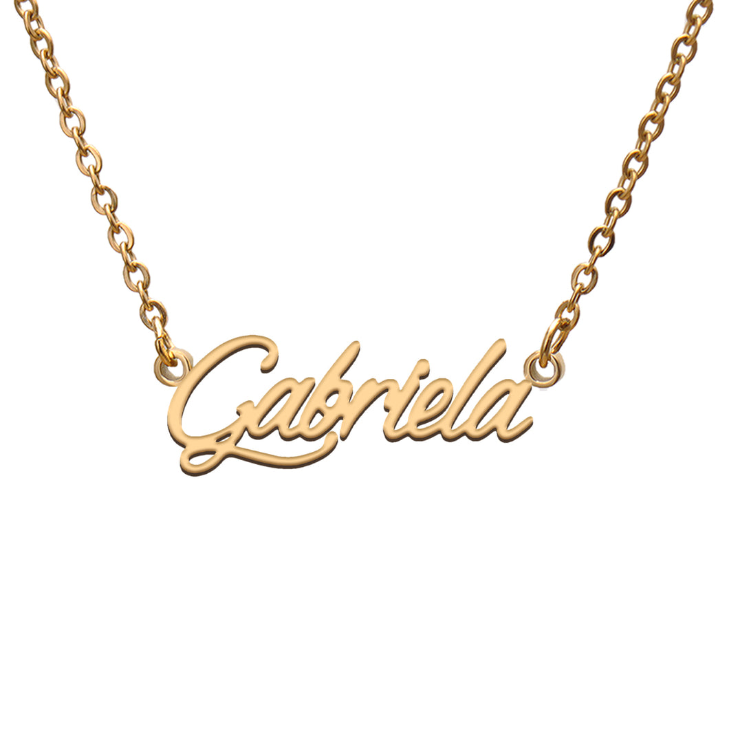 Gabriela Name Necklace